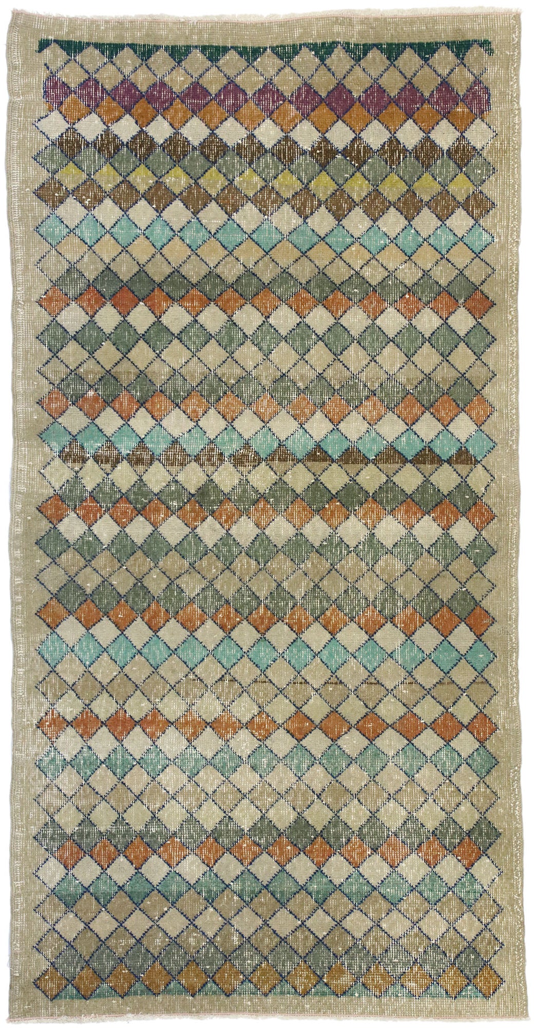 3 x 6 Zeki Muren Vintage Sivas Rug 52584