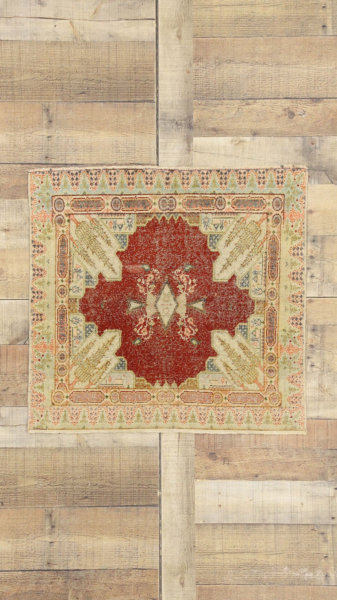 2 x 3 Vintage Sivas Silk Rug 52585