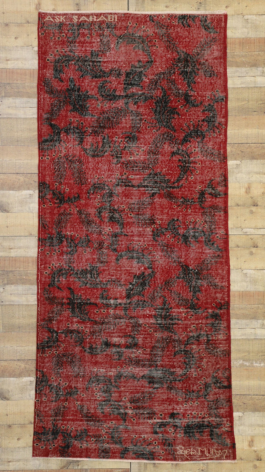 4 x 9 Zeki Muren Vintage Sivas Rug 52588