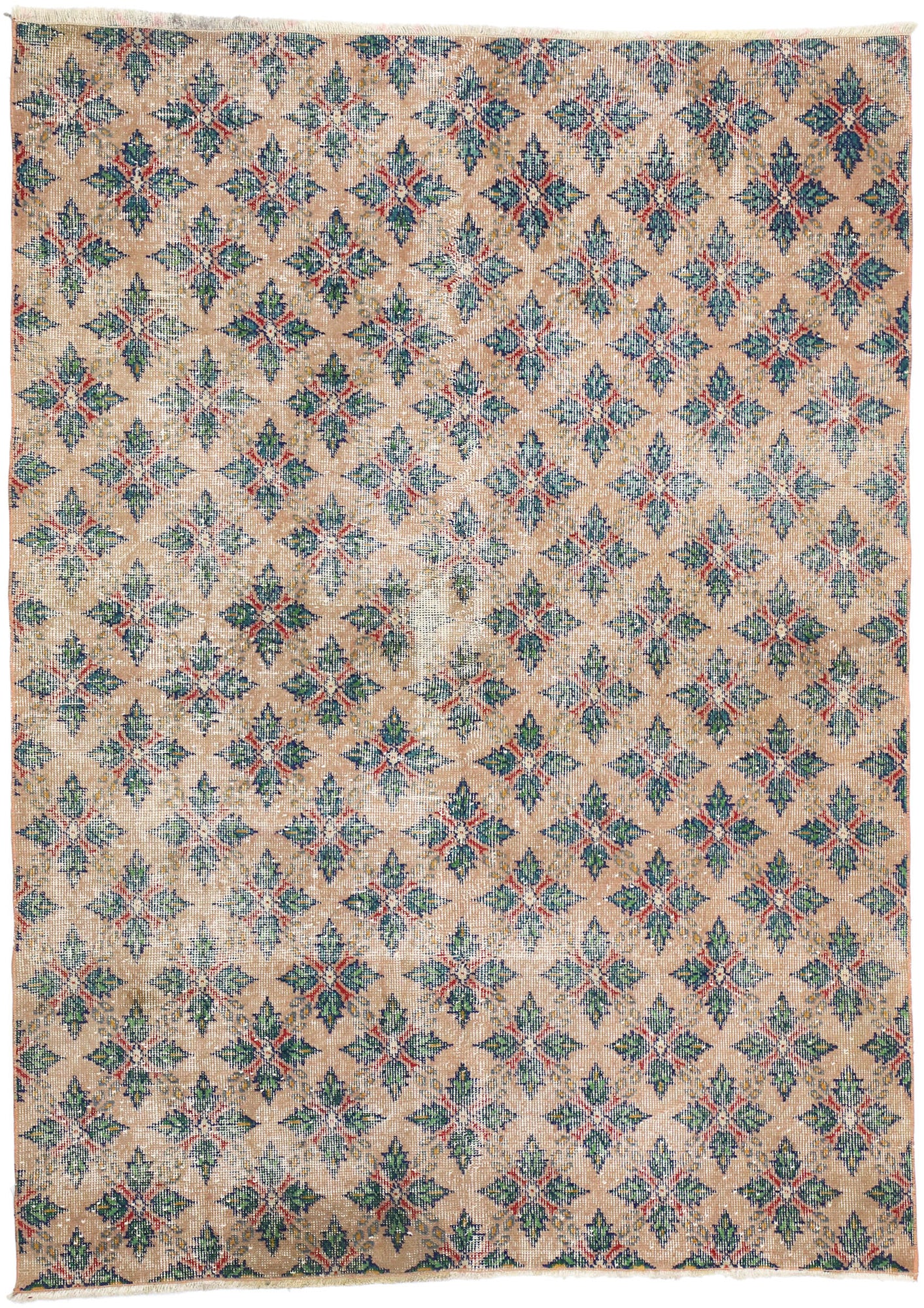 5 x 7 Zeki Muren Vintage Turkish Sivas Rug 52596