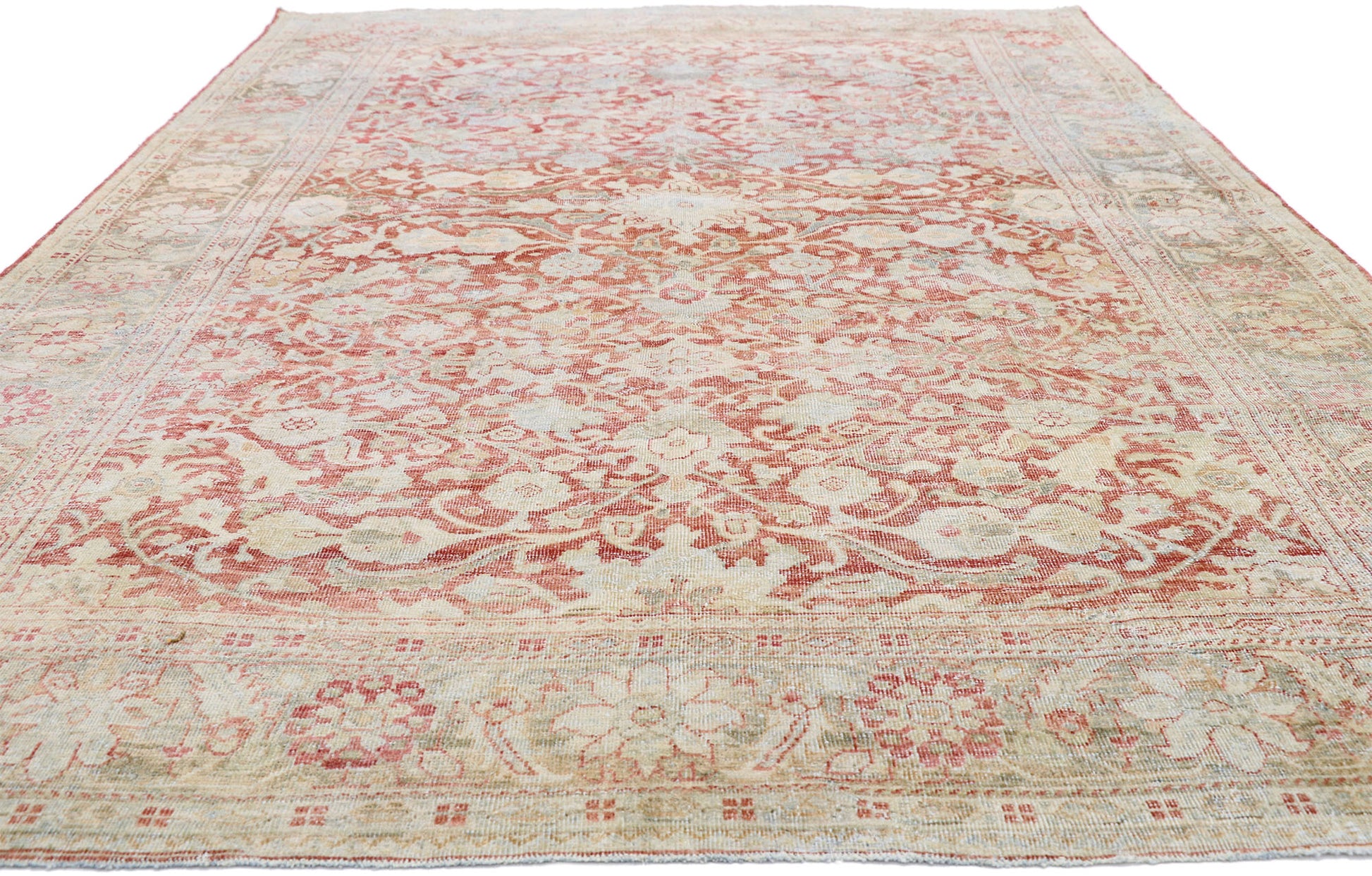 7 x 11 Antique Persian Mahal Rug 52616