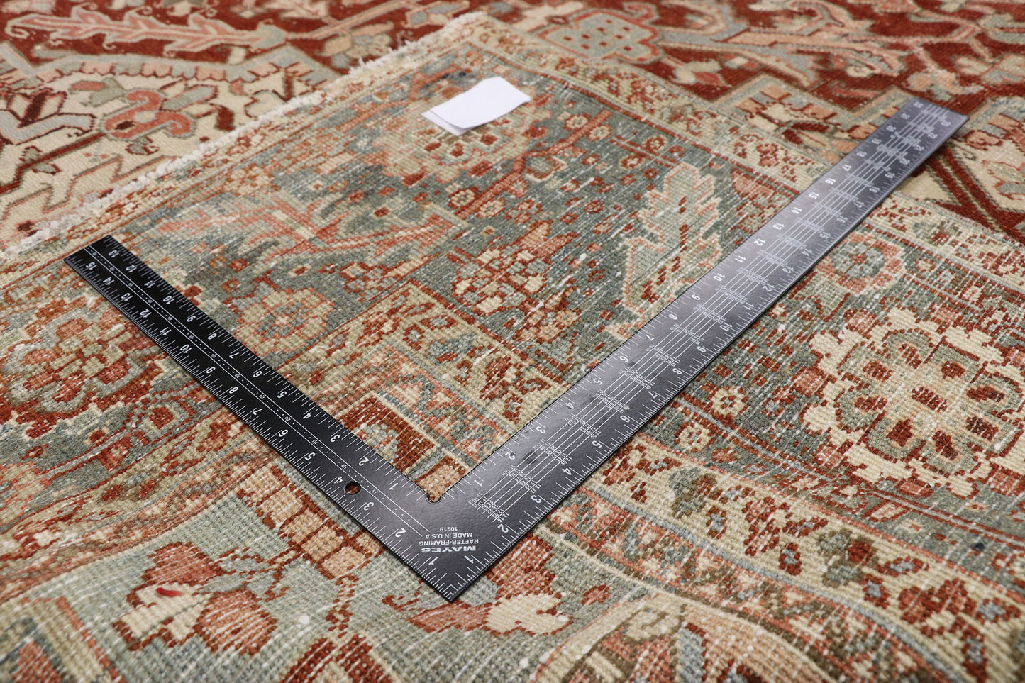 10 x 13 Antique Persian Heriz Rug 52635