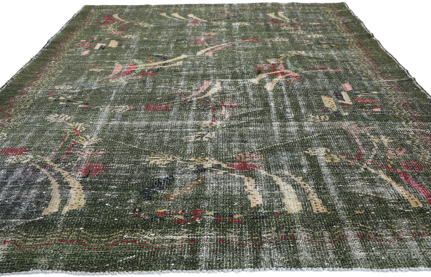 6 x 9 Zeki Muren Vintage Turkish Sivas Rug 52654