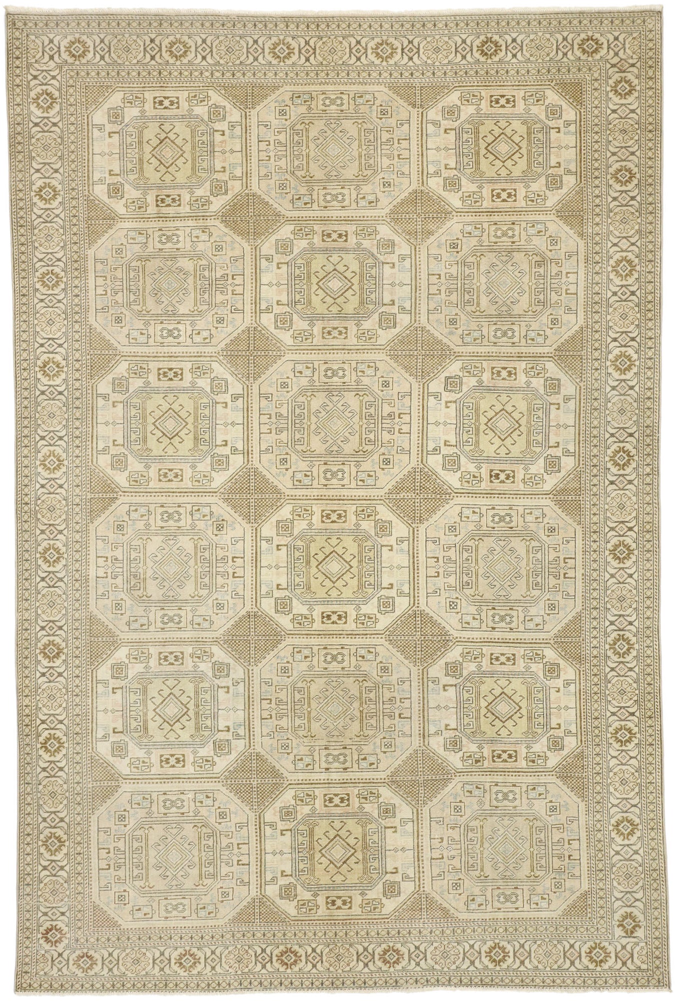 7 x 10 Vintage Turkish Sivas Rug 52658