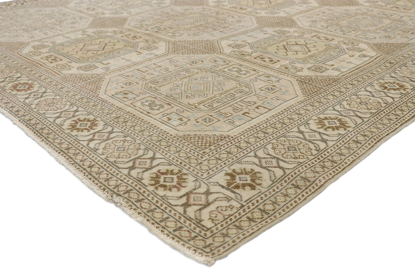 7 x 10 Vintage Turkish Sivas Rug 52658