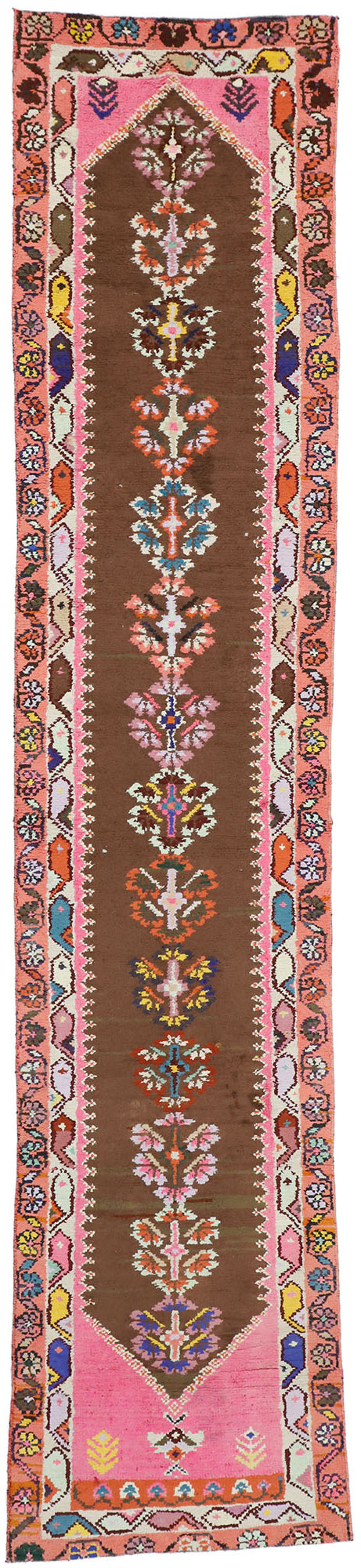 2 x 11 Vintage Oushak Runner 52662