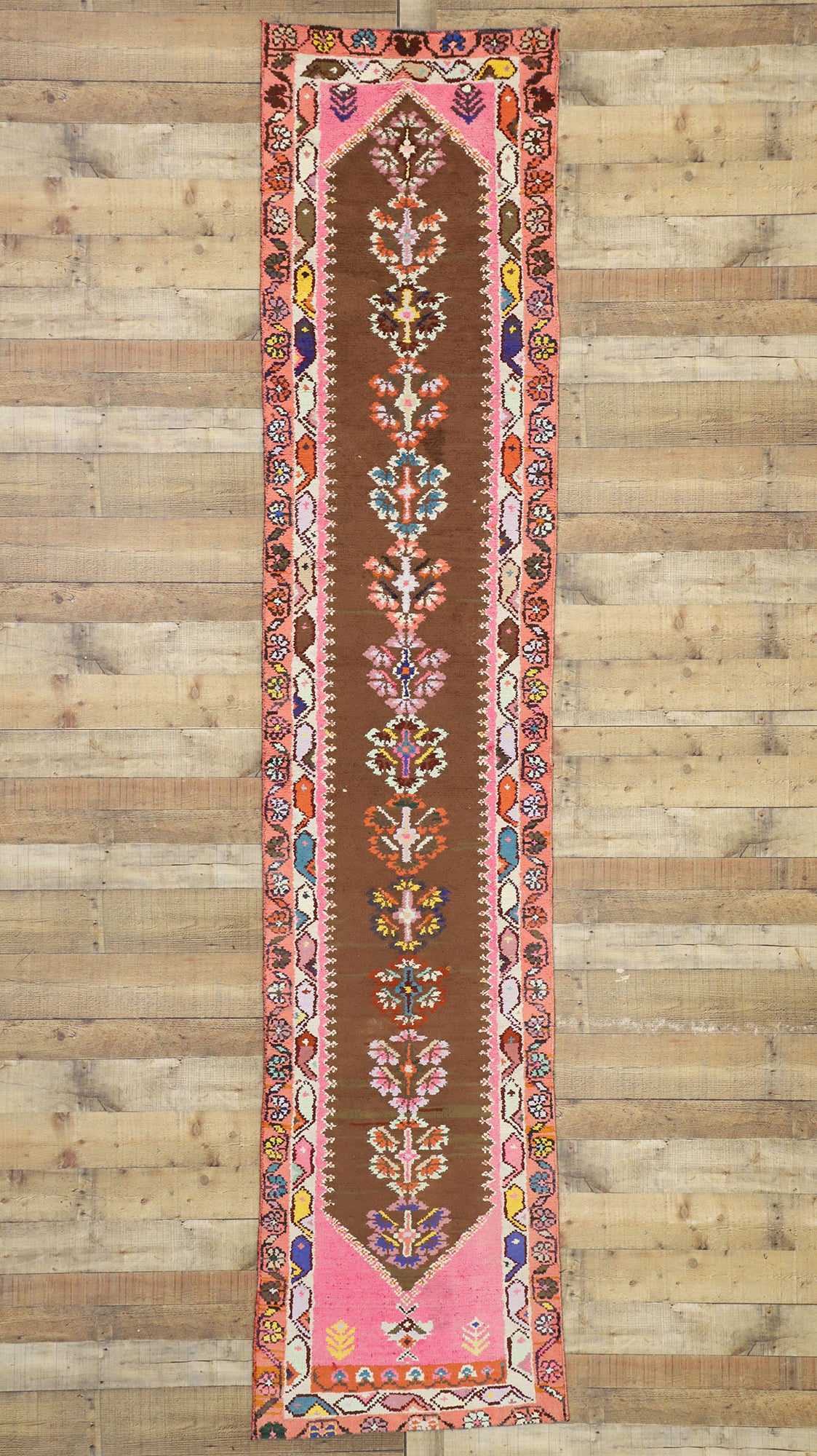 2 x 11 Vintage Oushak Runner 52662