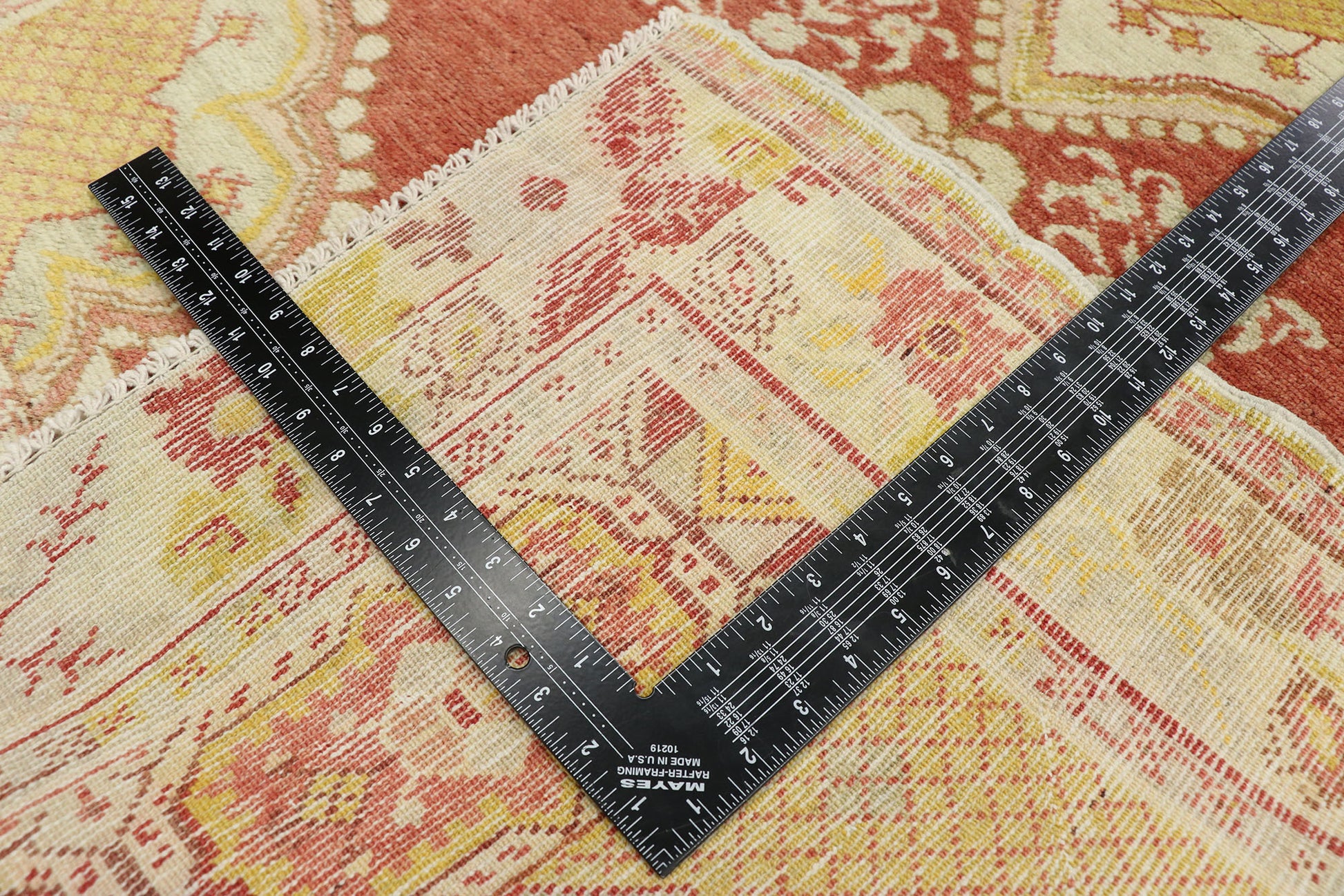 4 x 7 Vintage Oushak Rug 52702