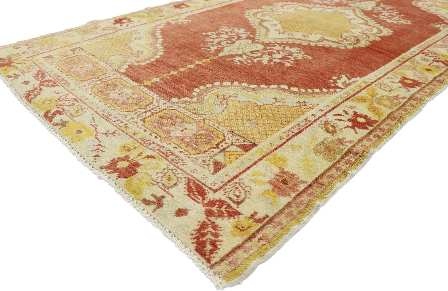 4 x 7 Vintage Oushak Rug 52702