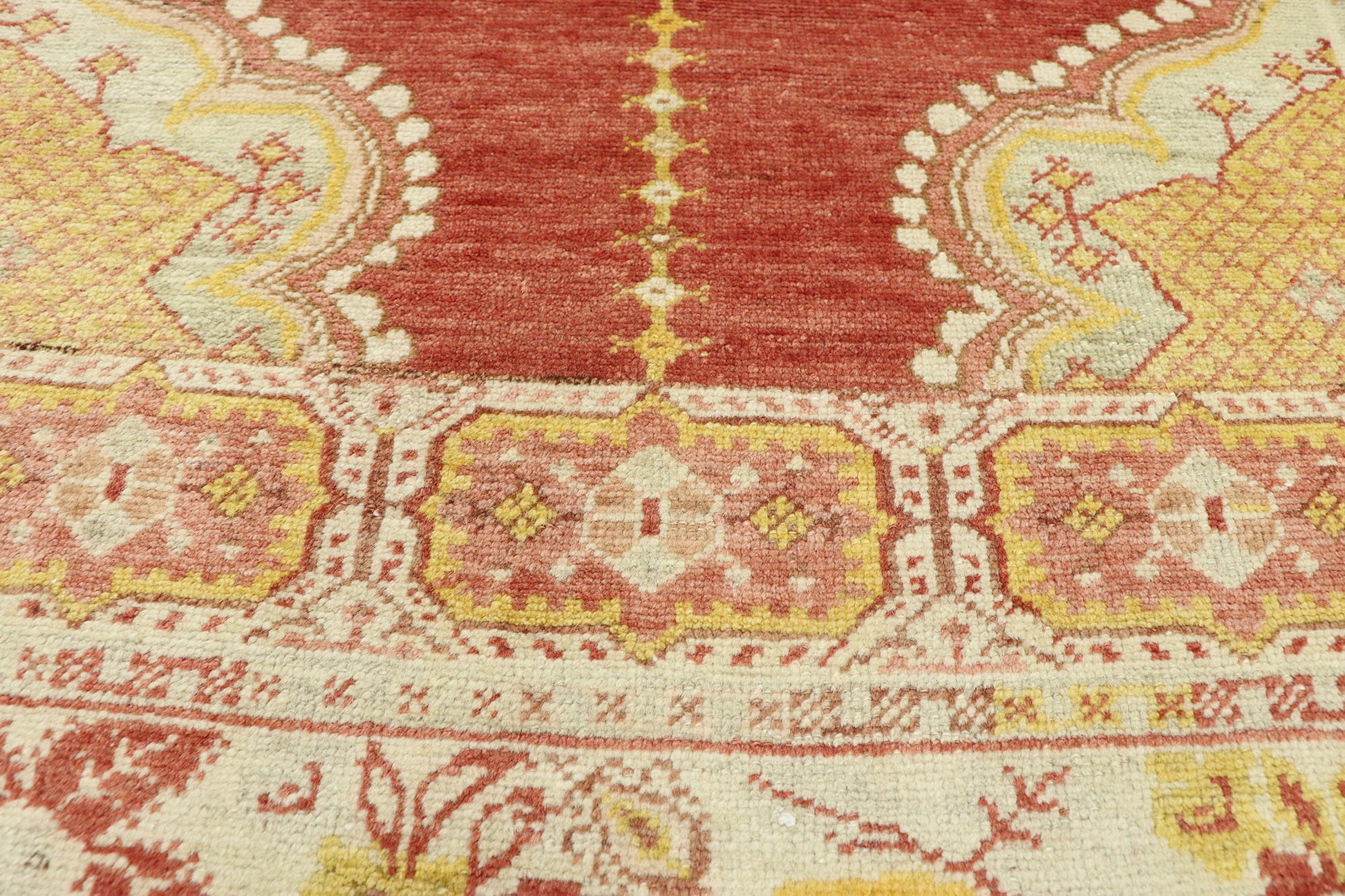 4 x 7 Vintage Oushak Rug 52702