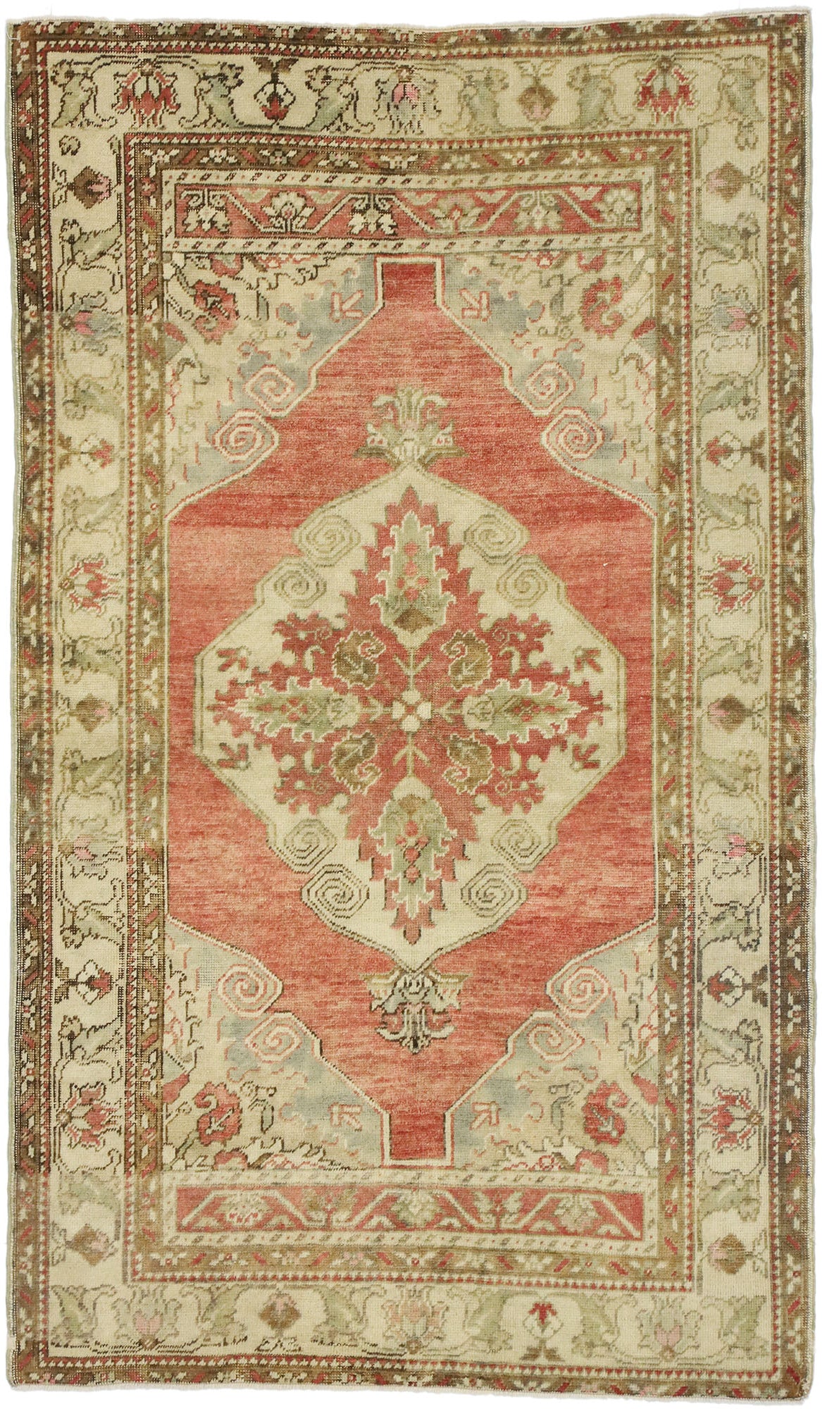 3 x 6 Vintage Oushak Rug 52706
