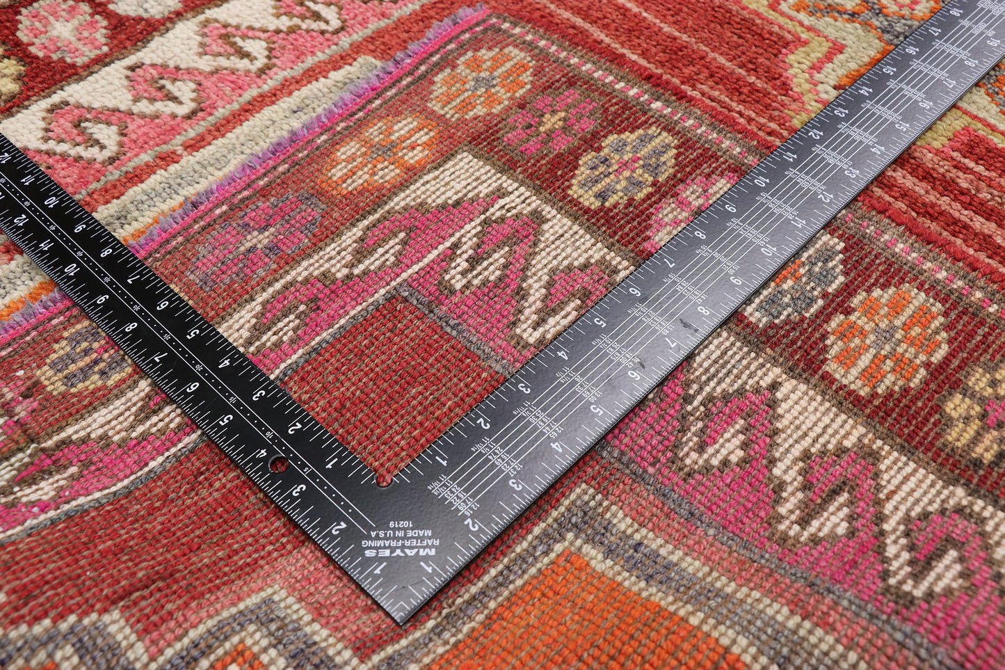 3 x 14 Vintage Oushak Runner 52708