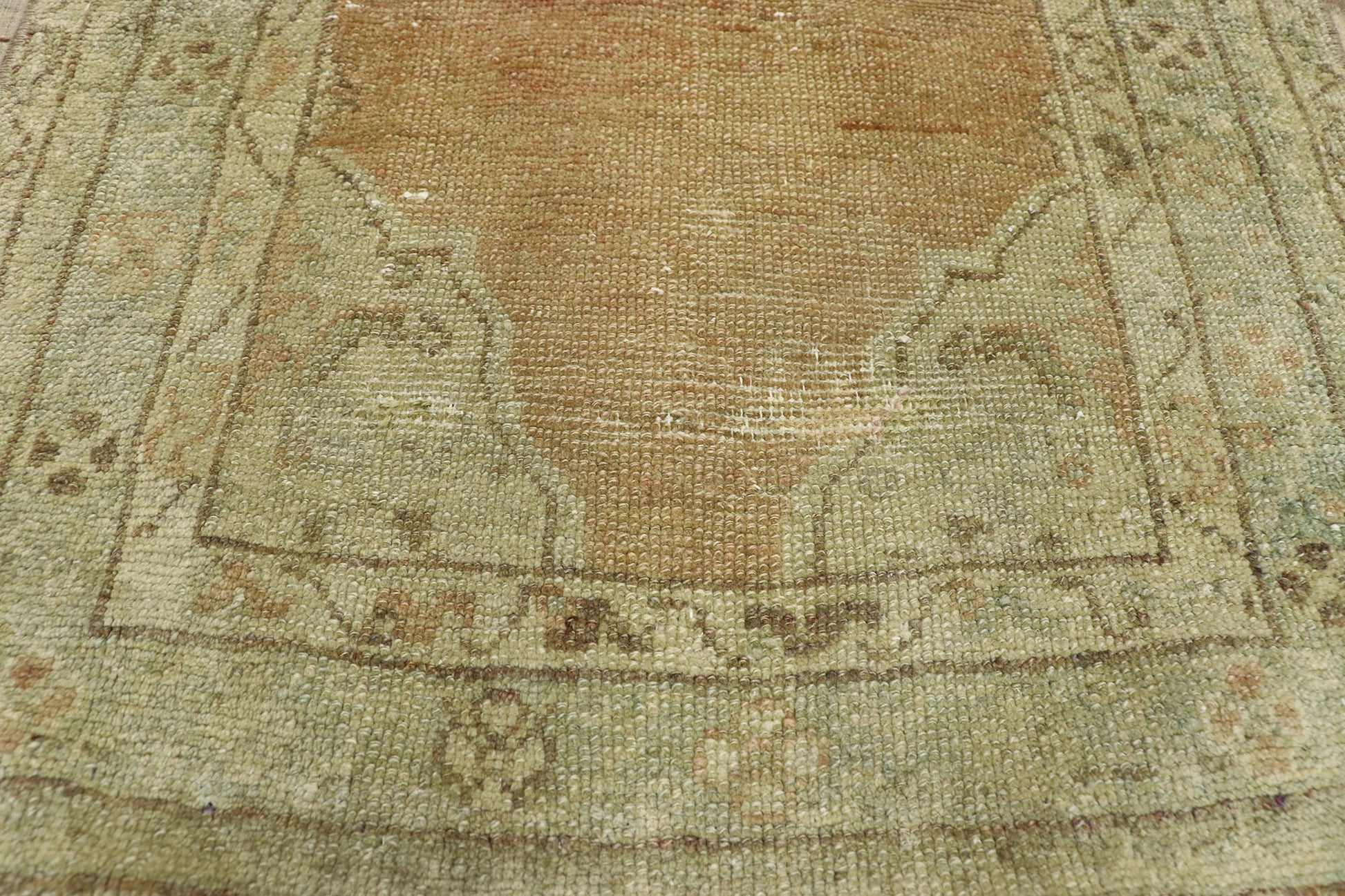 2 x 4 Vintage Turkish Oushak Rug 52714
