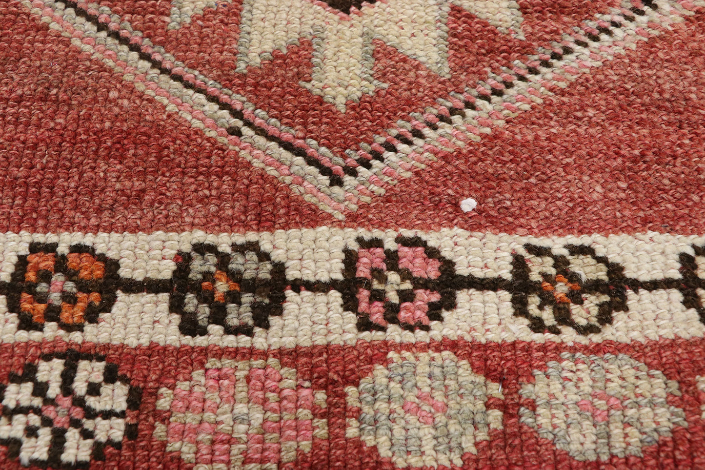 3 x 14 Vintage Oushak Runner 52716