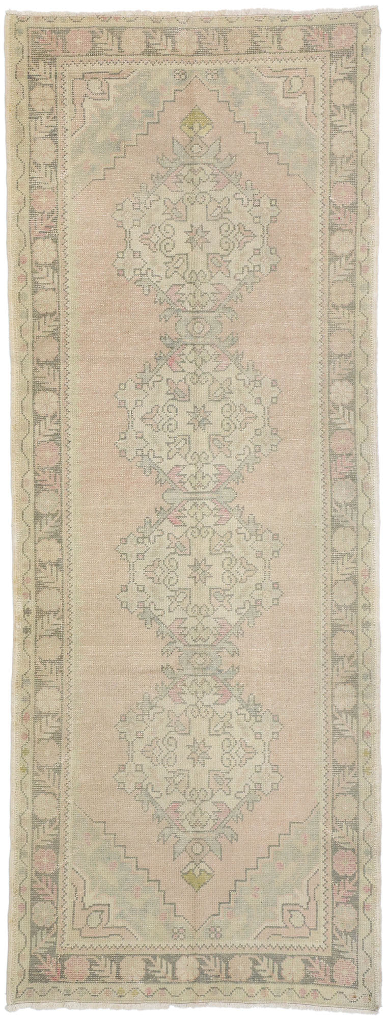 3 x 9 Vintage Turkish Oushak Runner 52720