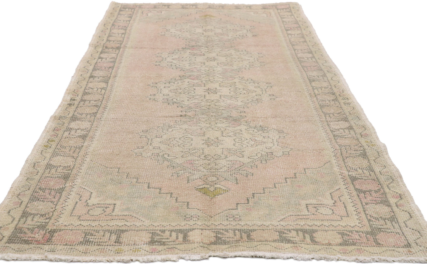 3 x 9 Vintage Turkish Oushak Runner 52720