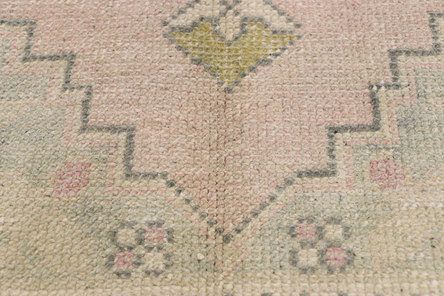 3 x 9 Vintage Turkish Oushak Runner 52720