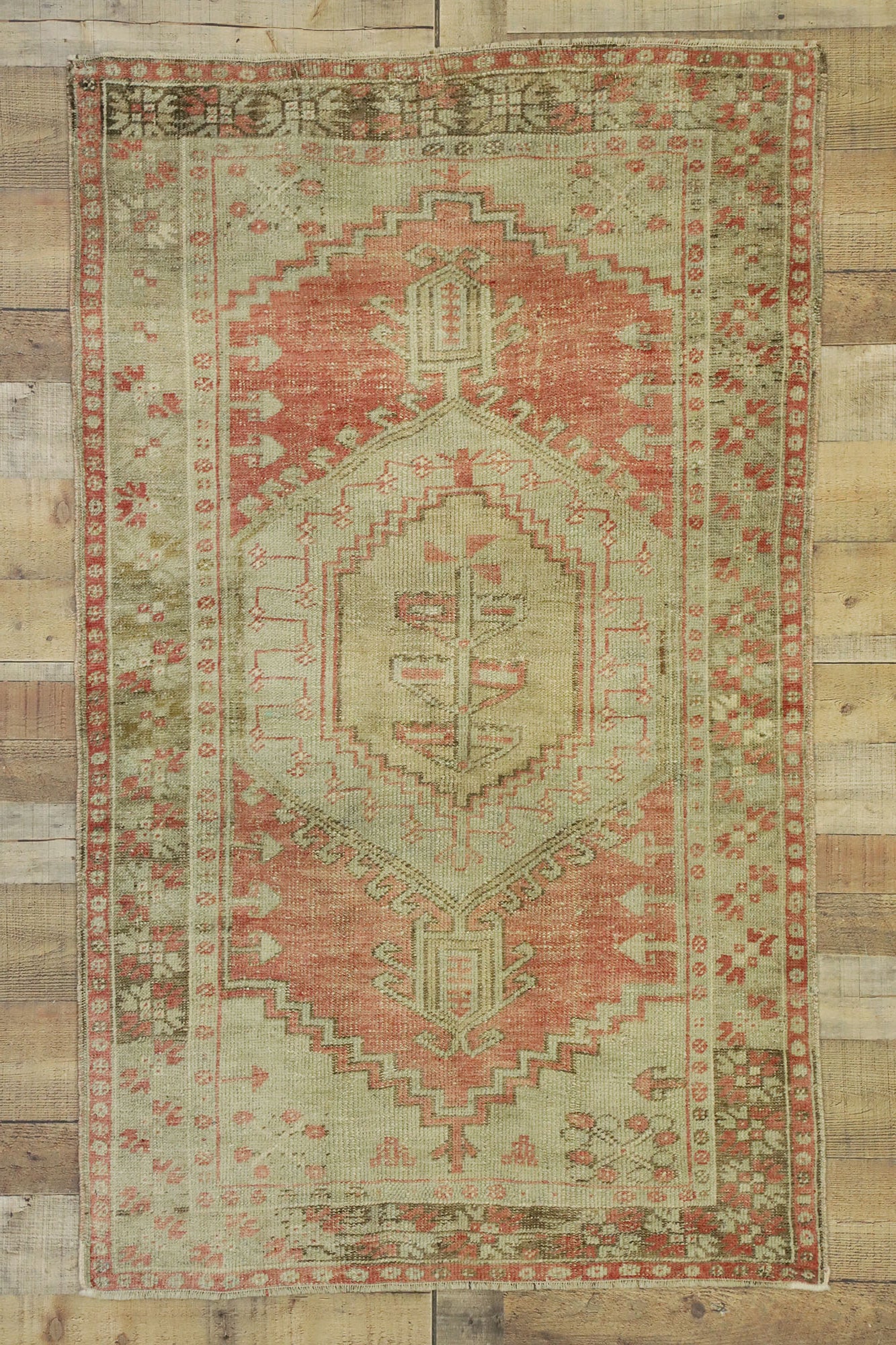 3 x 6 Vintage Oushak Rug 52727