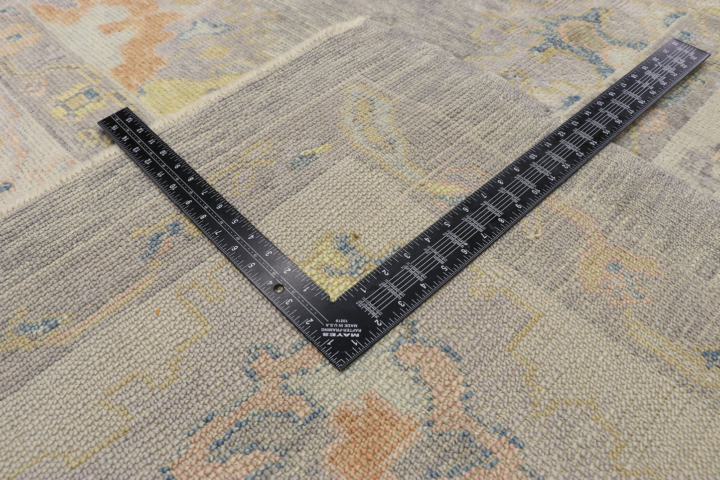 11 x 14 Gray Turkish Oushak Rug 52731