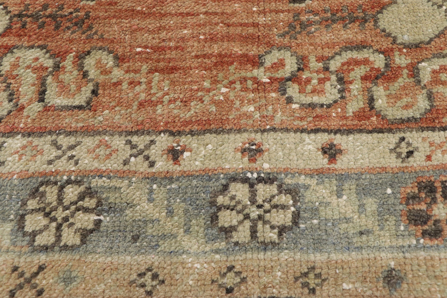3 x 14 Vintage Turkish Oushak Rug 52745