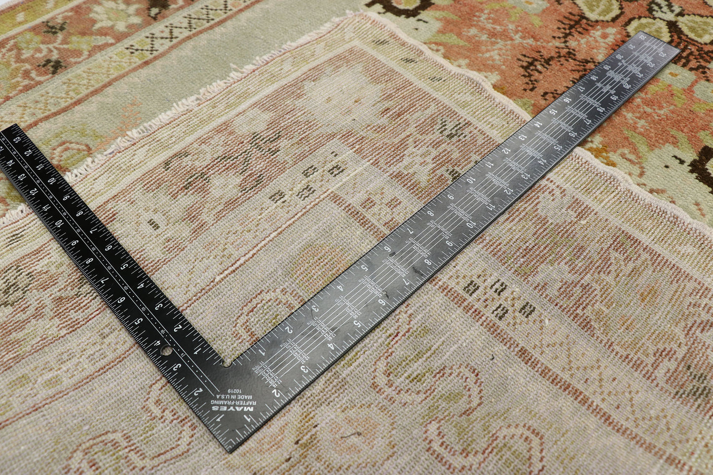 4 x 7 Vintage Oushak Rug 52747