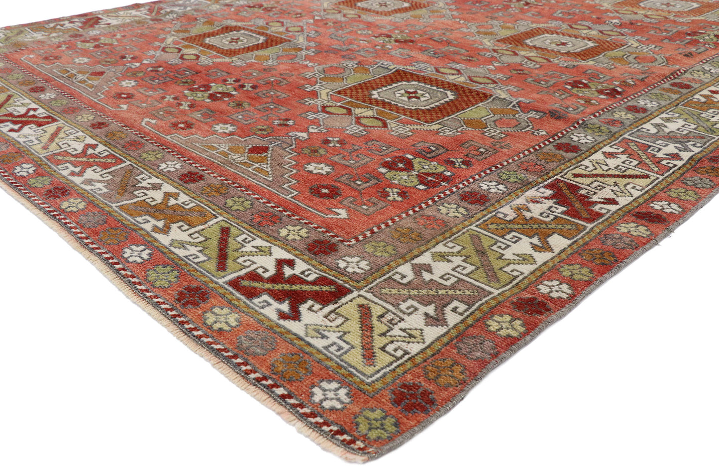 6 x 10 Vintage Oushak Rug 52751