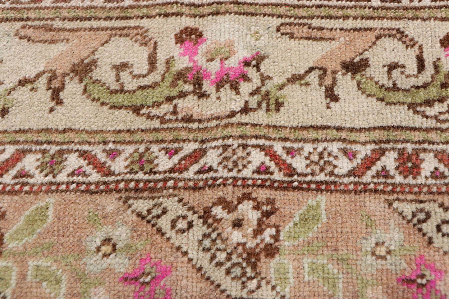 4 x 13 Vintage Turkish Oushak Rug 52758