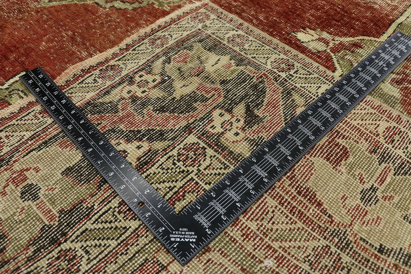 7 x 11 Vintage Turkish Oushak Rug 52768