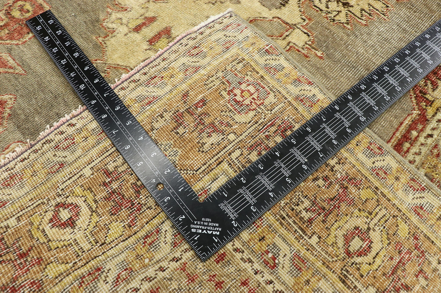 4 x 6 Vintage Oushak Rug 52771