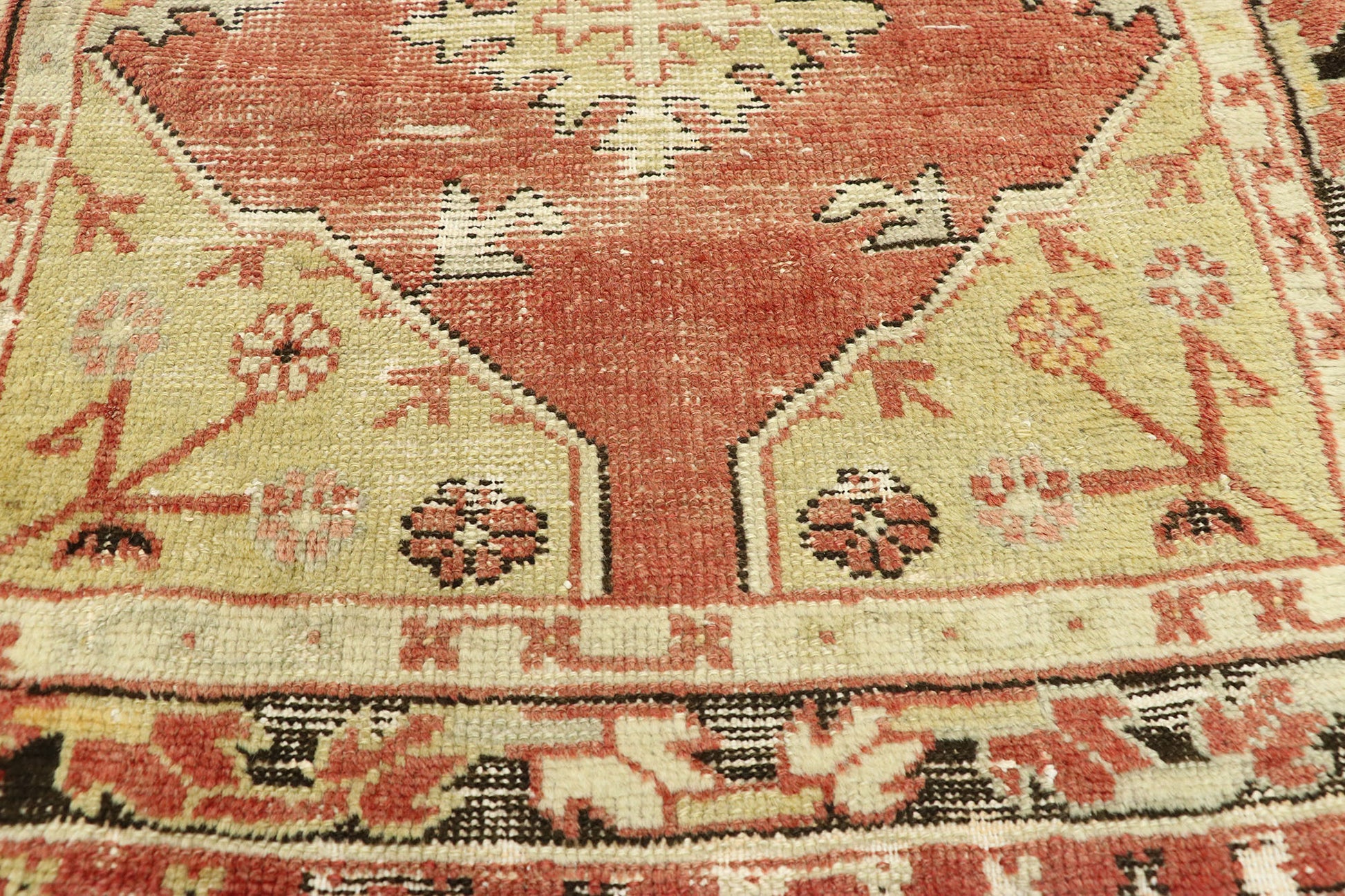2 x 9 Vintage Turkish Oushak Runner 52780