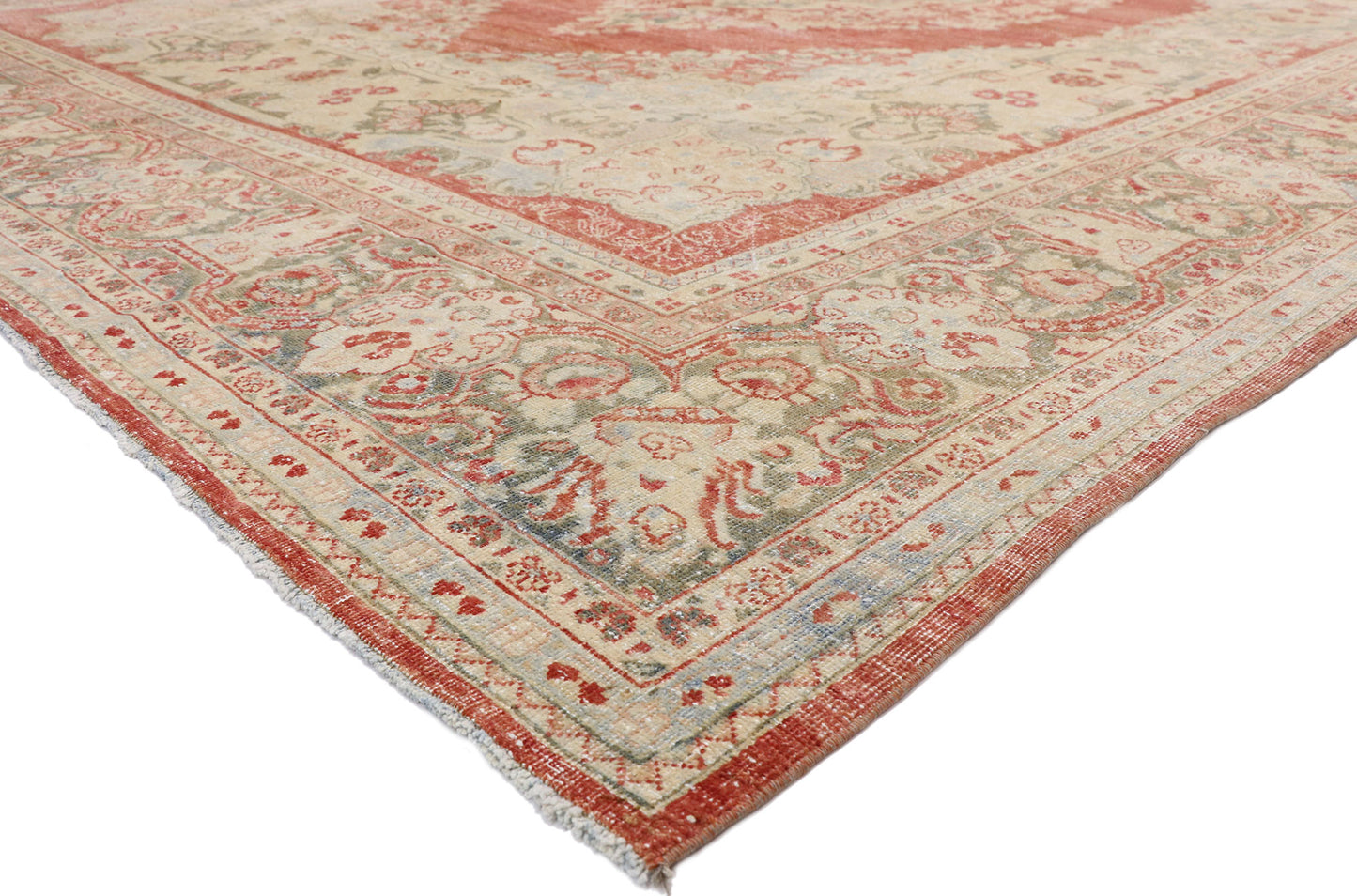 10 x 15 Vintage Persian Mahal Rug 52783
