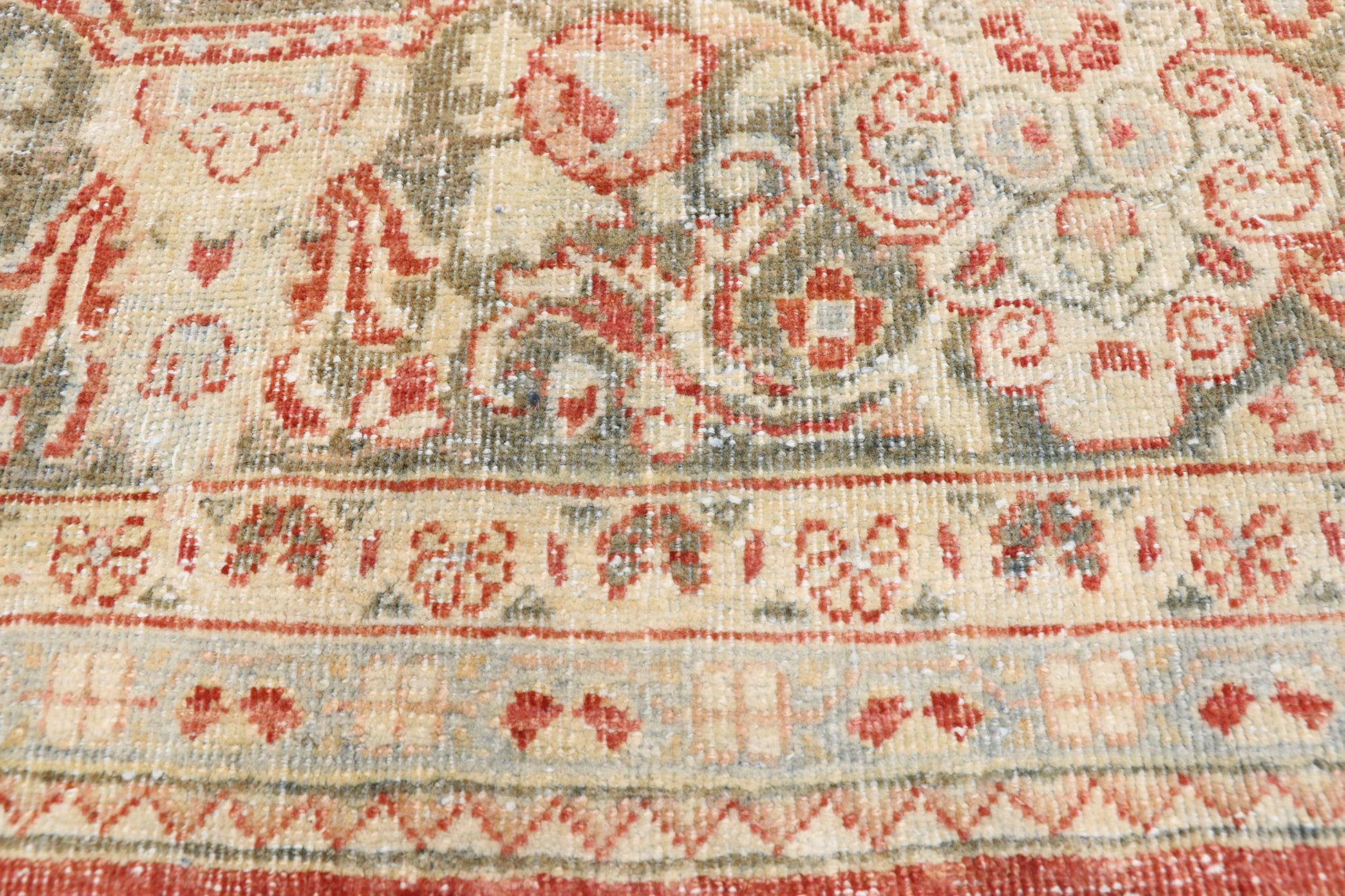 10 x 15 Vintage Persian Mahal Rug 52783