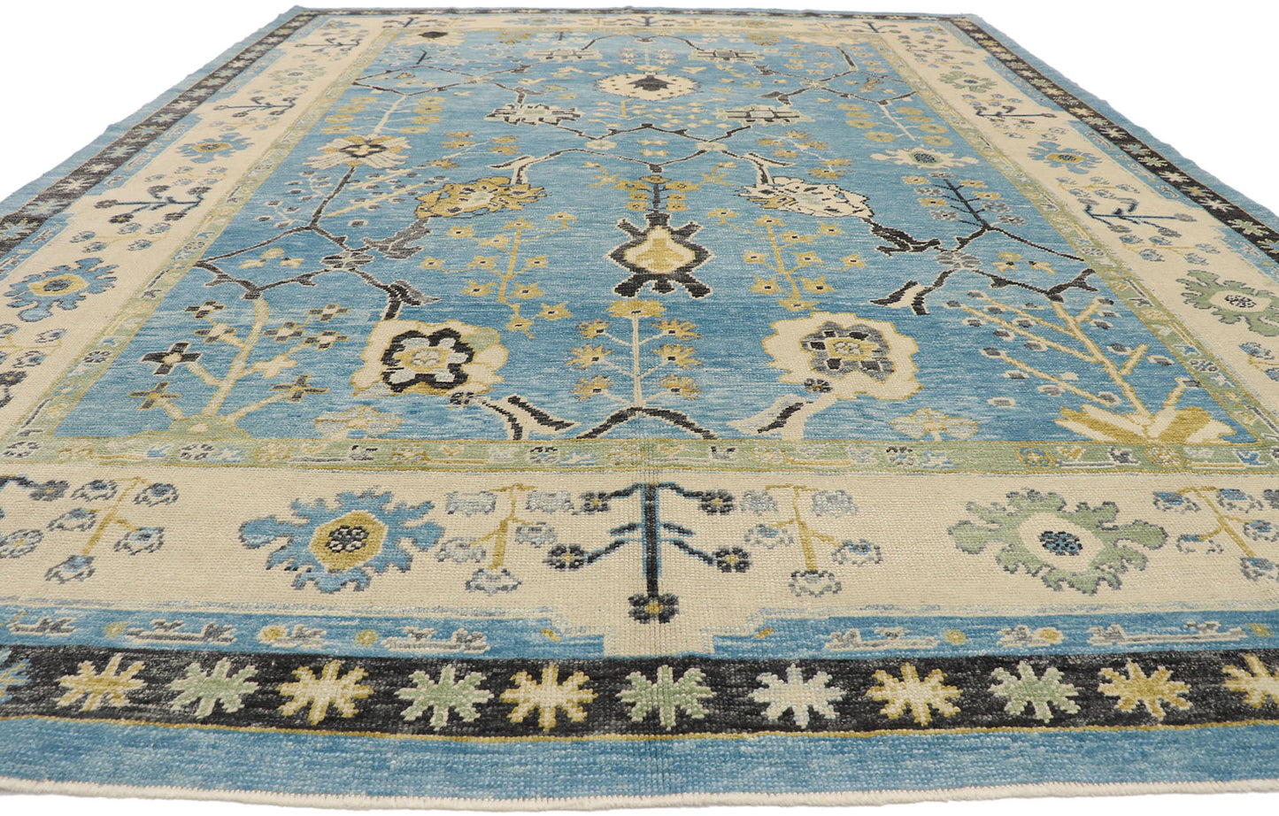 10 x 14 Colorful Turkish Oushak Rug 52785