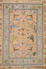 9 x 14 Colorful Turkish Oushak Rug 52786