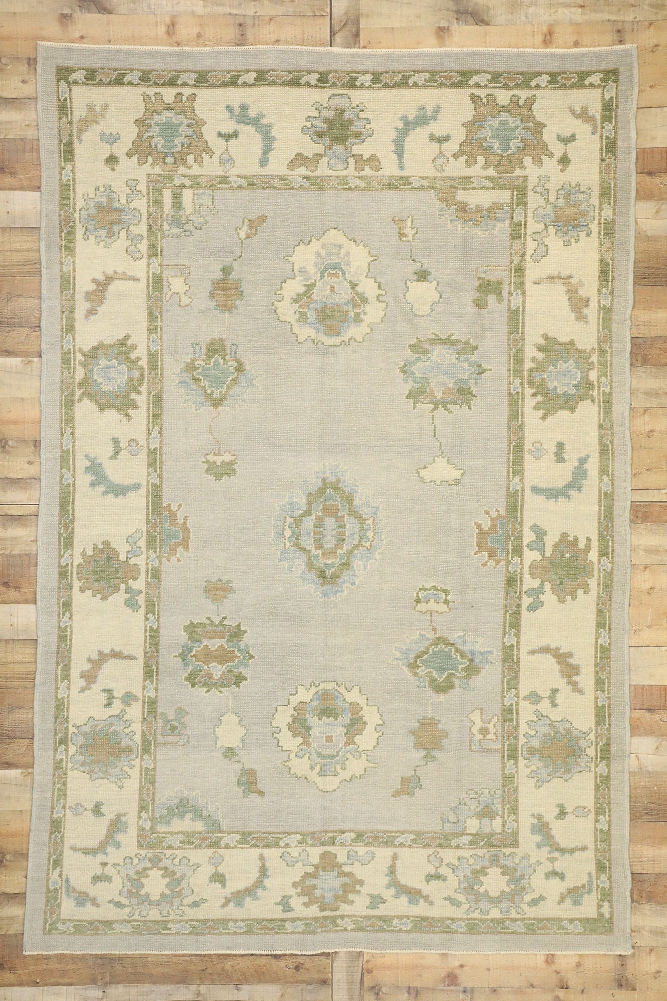 6 x 10 Modern Turkish Oushak Rug 52796