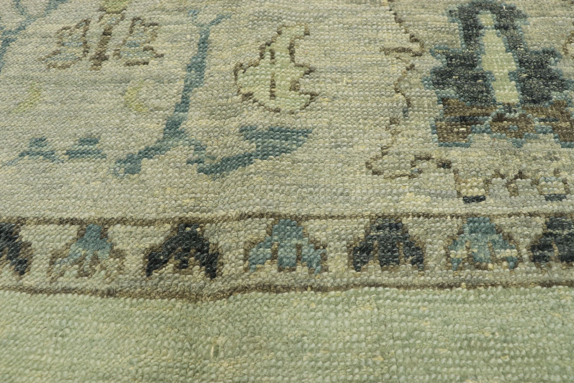 10 x 14 Modern Turkish Oushak Rug 52801