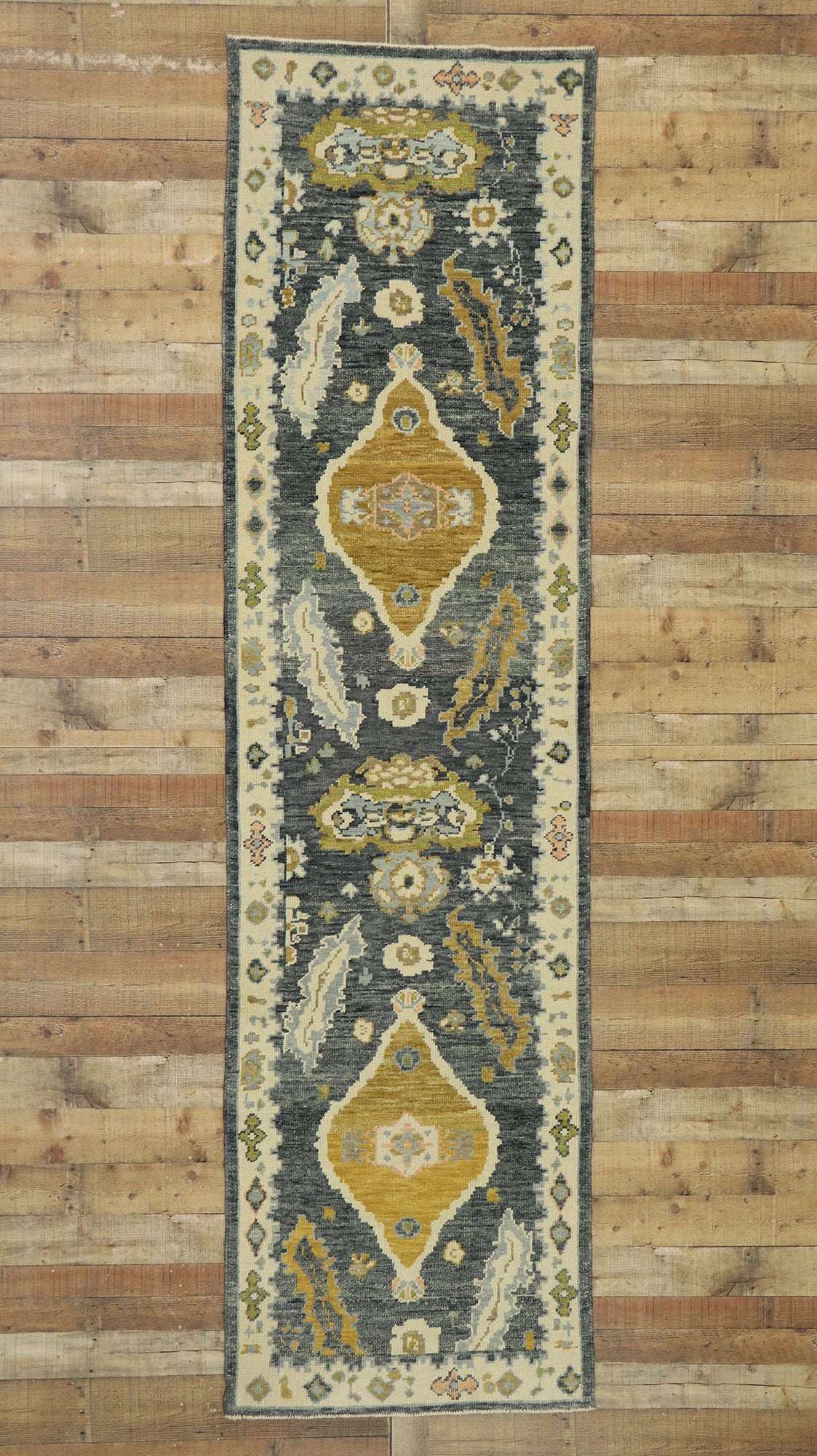 3 x 11 Contemporary Turkish Oushak Runner 52821