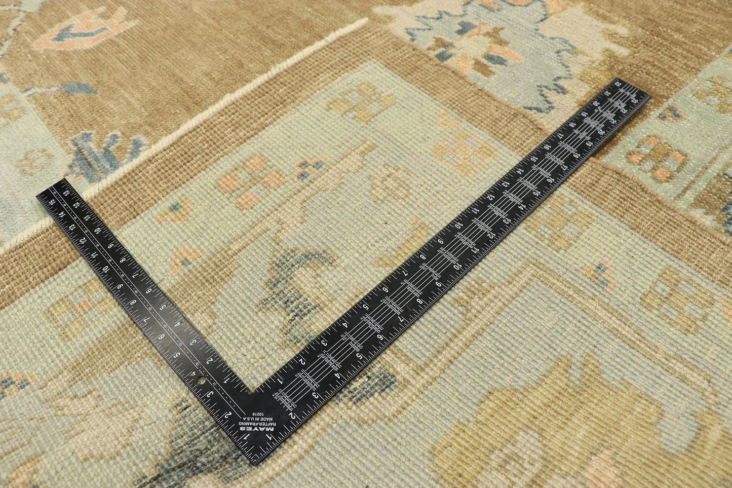 9 x 12 Pastel Turkish Oushak Rug 52823