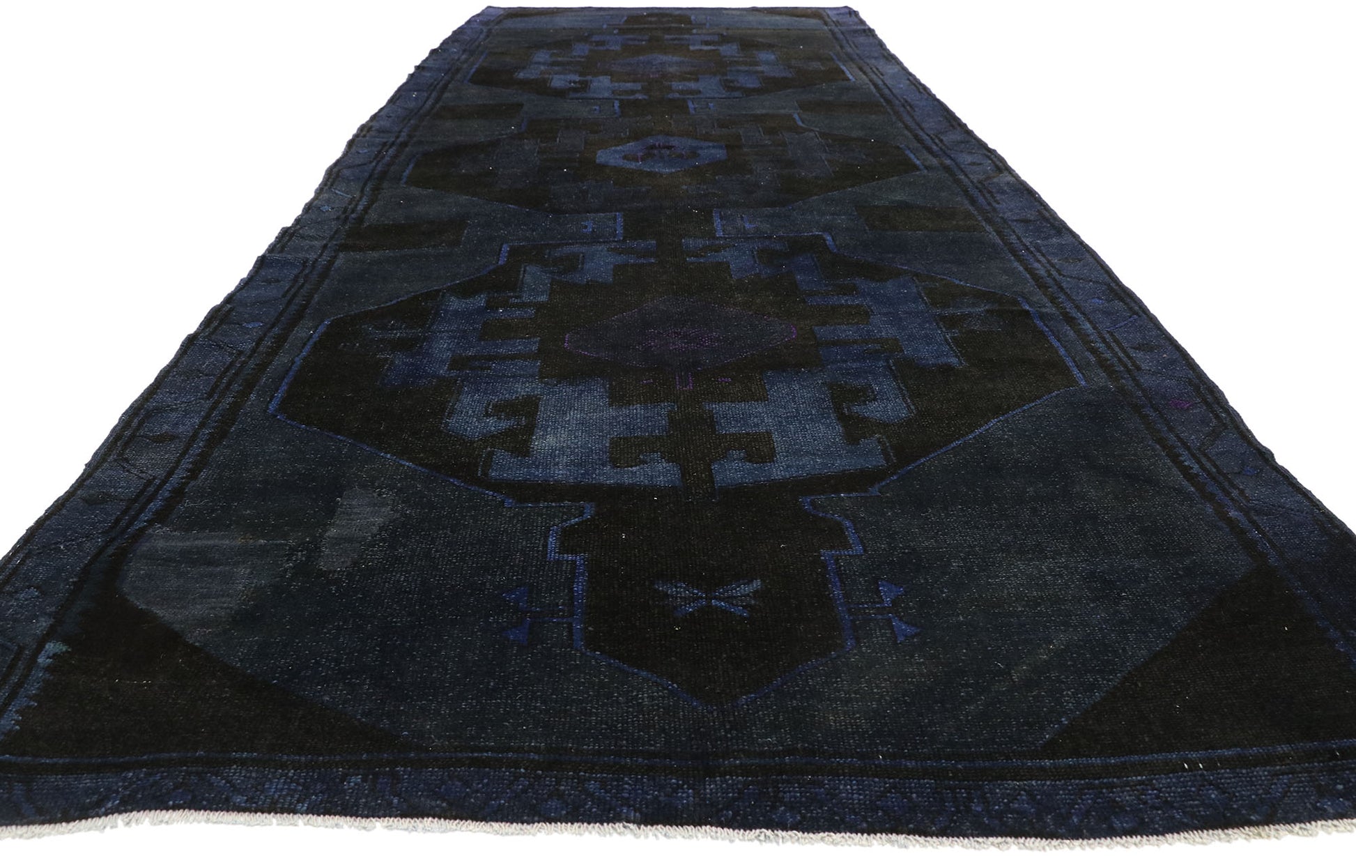 6 x 14 Vintage Turkish Overdyed Rug 52841