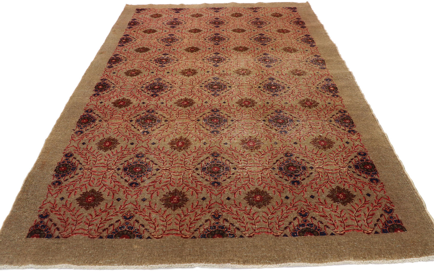 4 x 6 Vintage Turkish Sivas Rug 52853