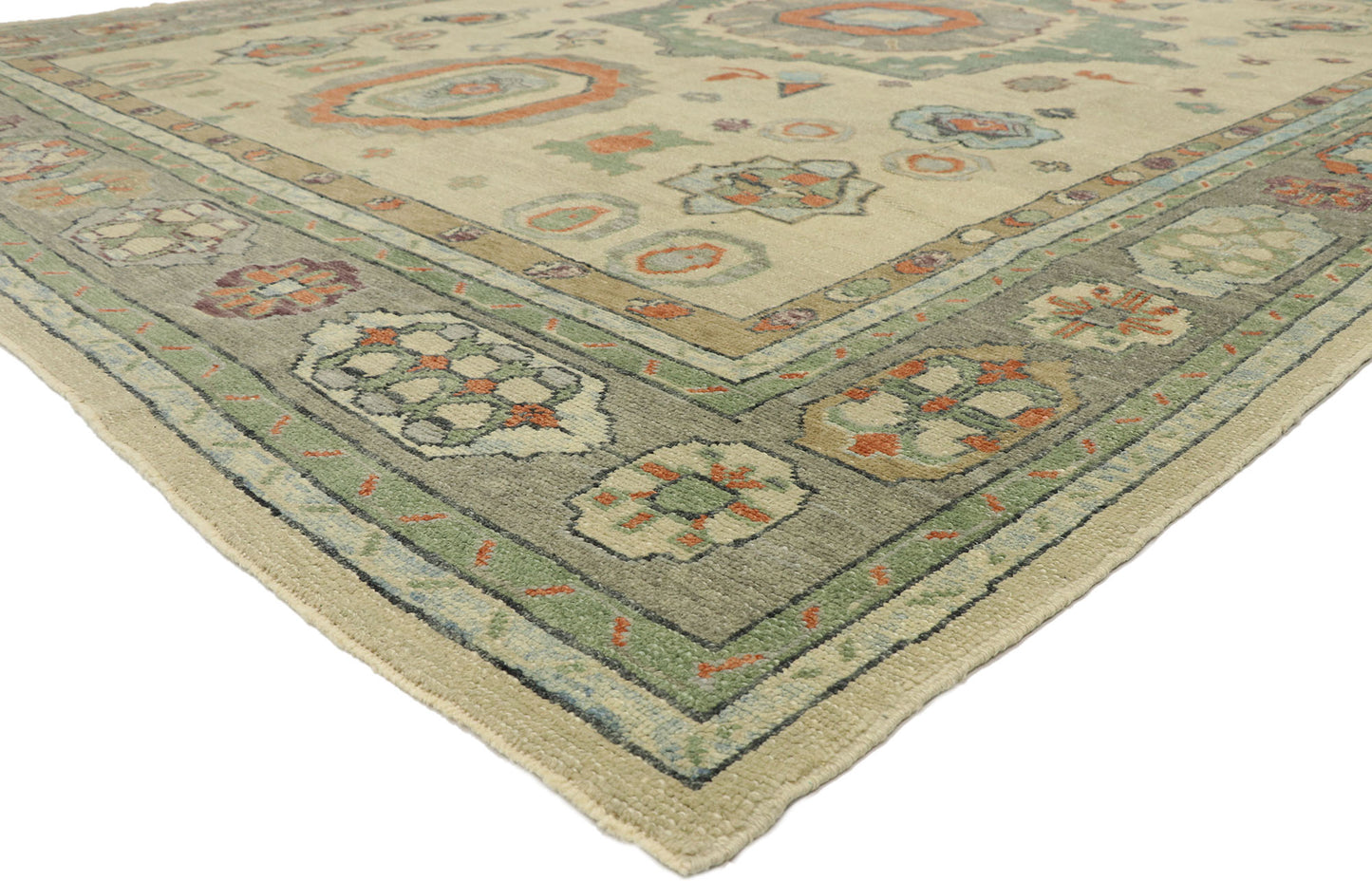 11 x 14 Turkish Oushak Rug 52880