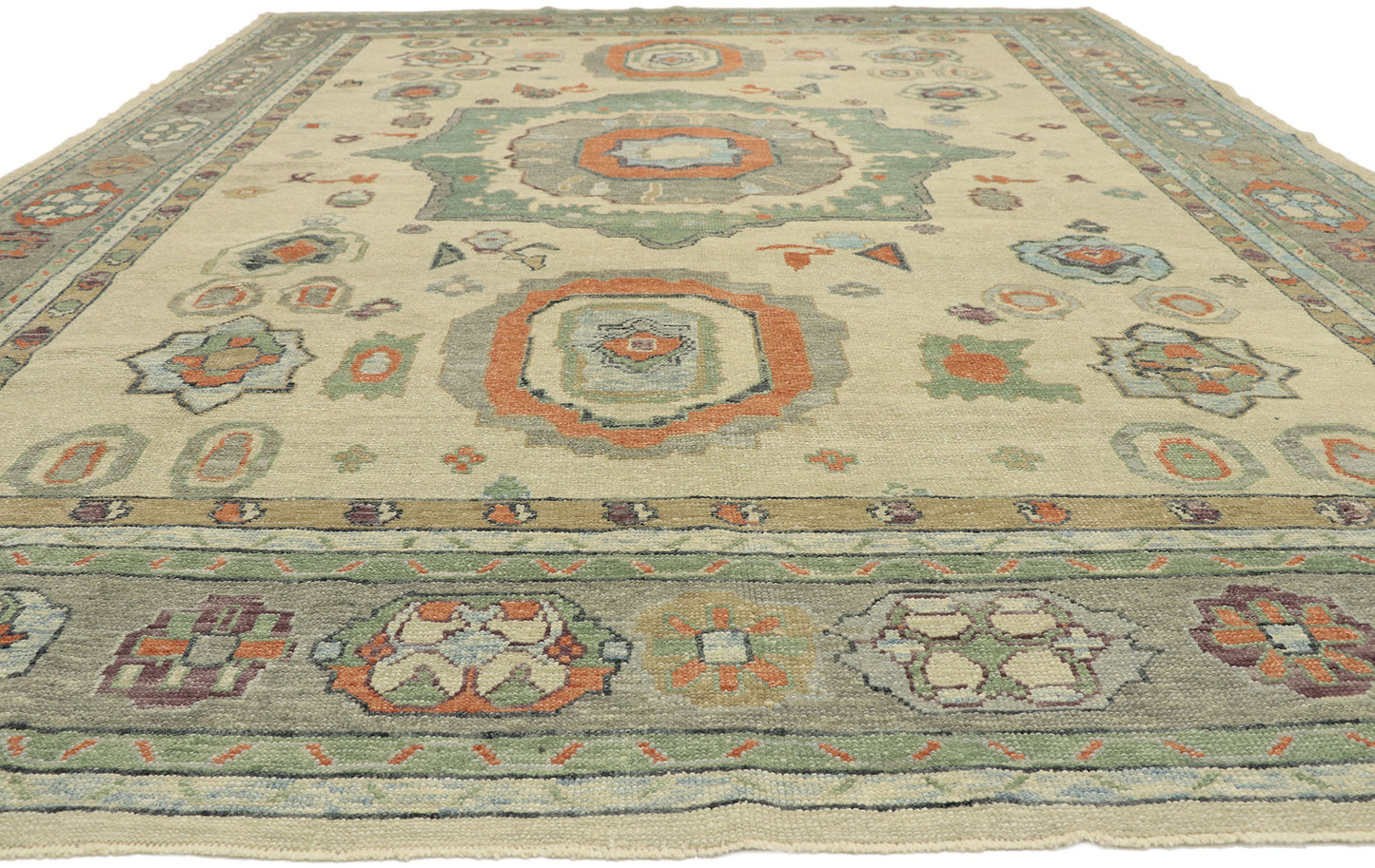 11 x 14 Turkish Oushak Rug 52880