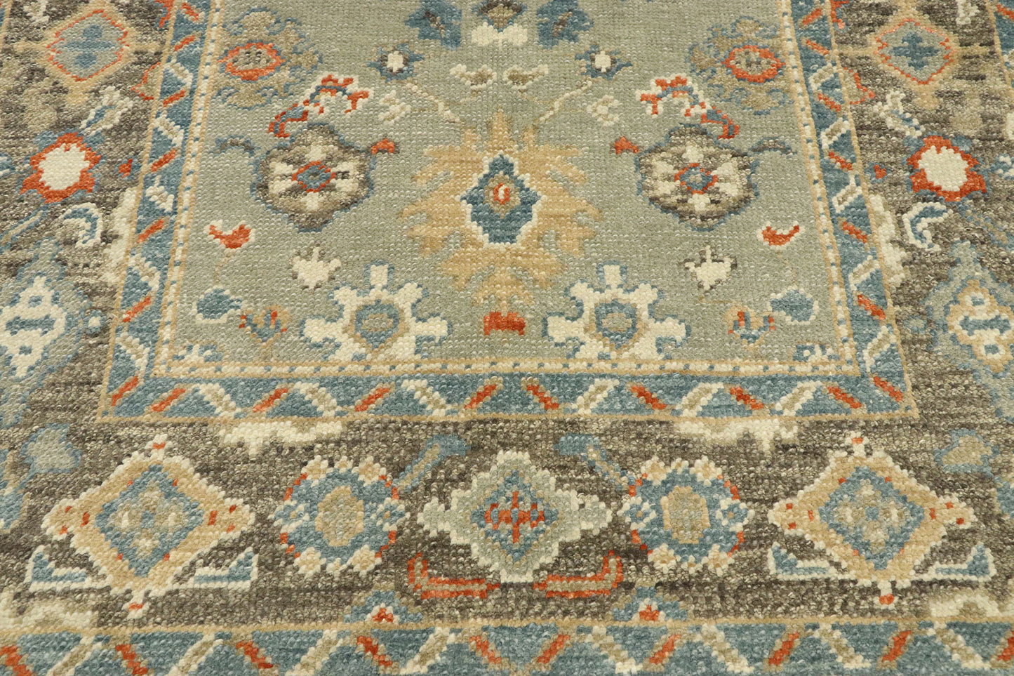 4 x 6 Modern Turkish Oushak Rug 52886