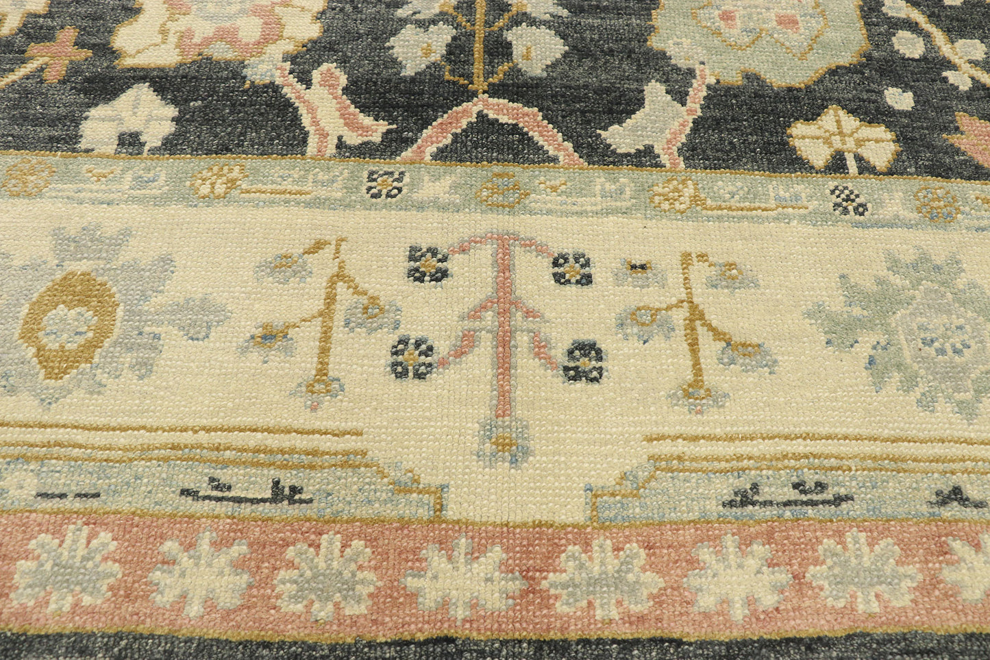 9 x 13 Contemporary Turkish Oushak Rug 52888