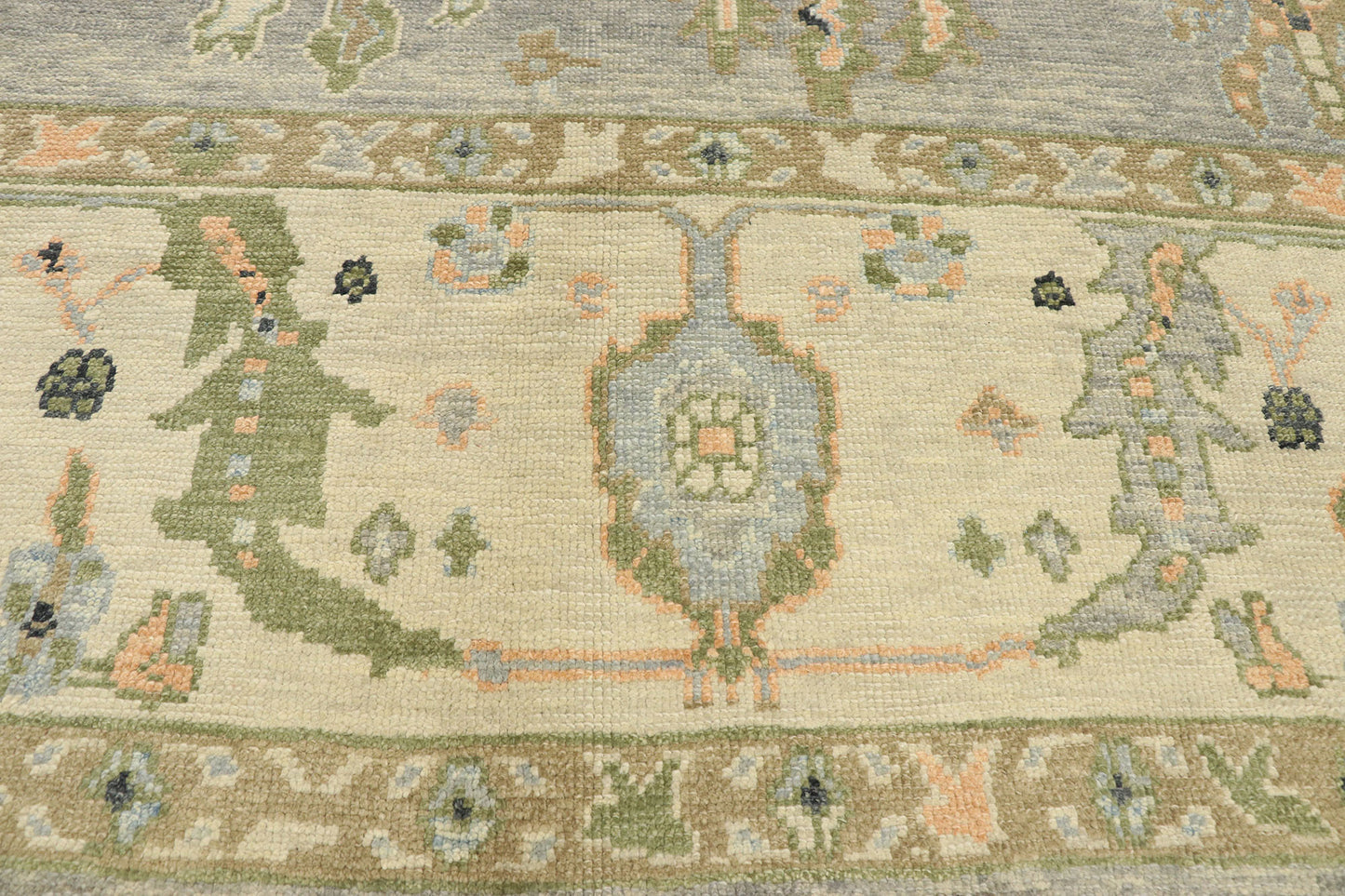 10 x 12 Contemporary Turkish Oushak Rug 52896
