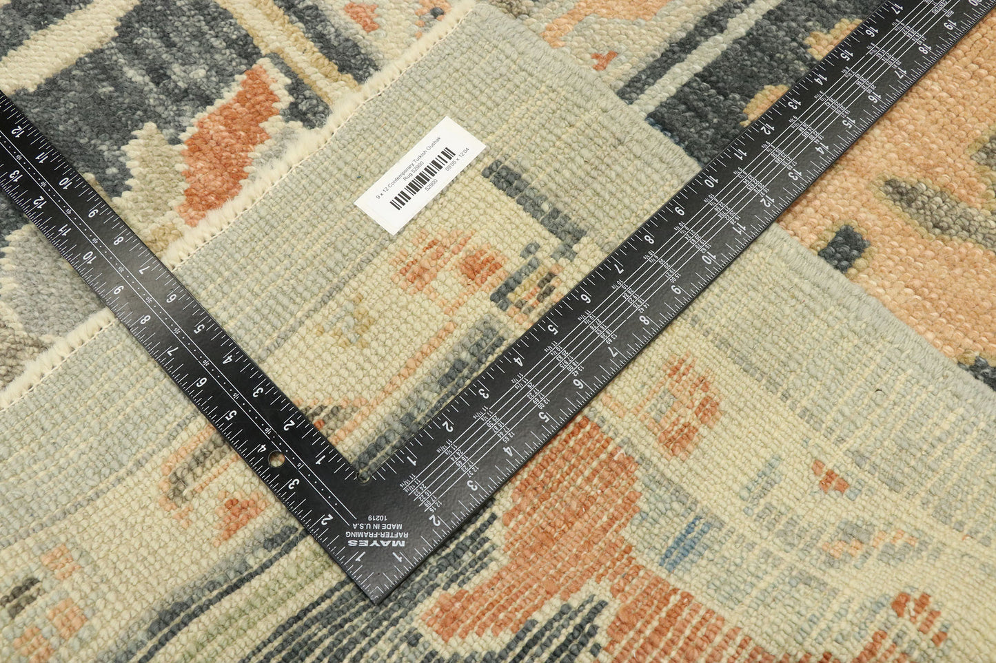 9 x 12 Contemporary Turkish Oushak Rug 52900
