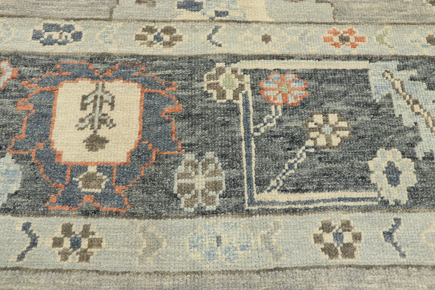 10 x 14 Contemporary Turkish Oushak Rug 52902