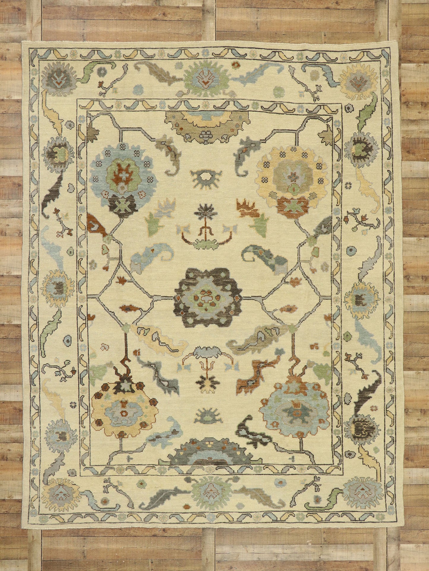 9 x 11 Turkish Oushak Rug 52919