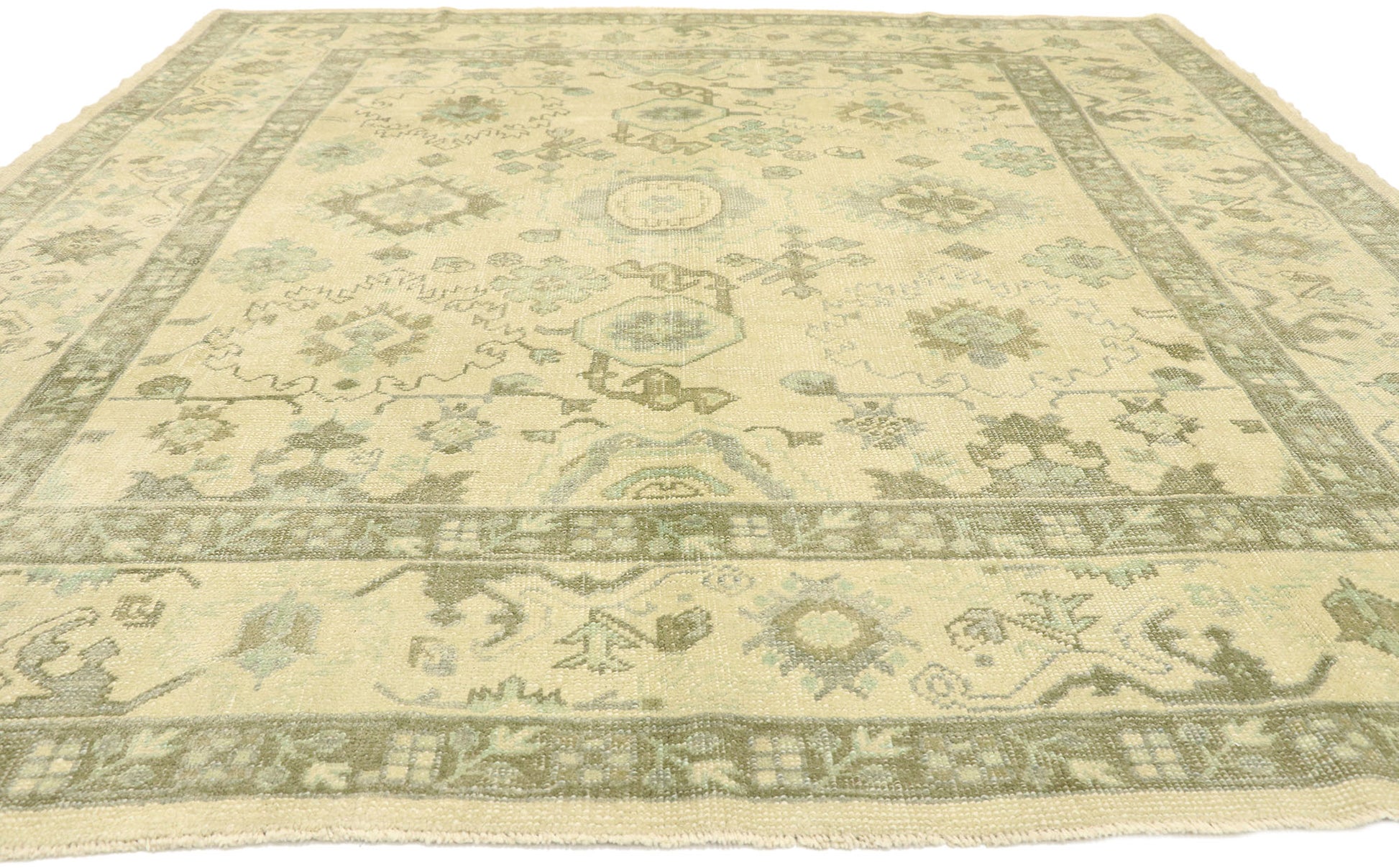 8 x 9 Turkish Oushak Rug 52923