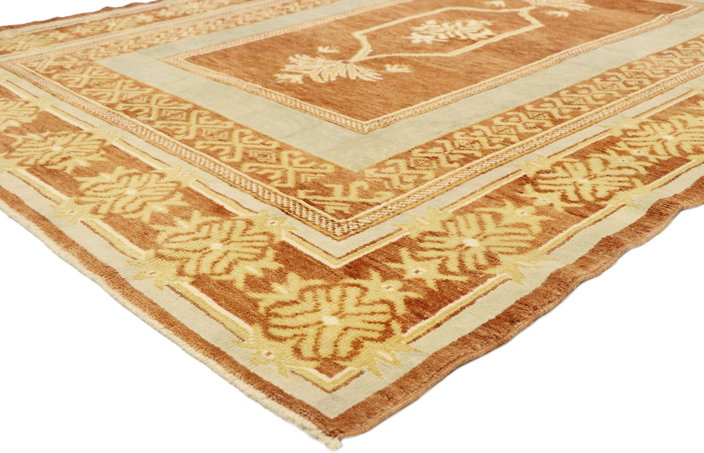6 x 8 Modern Turkish Oushak Rug 52932